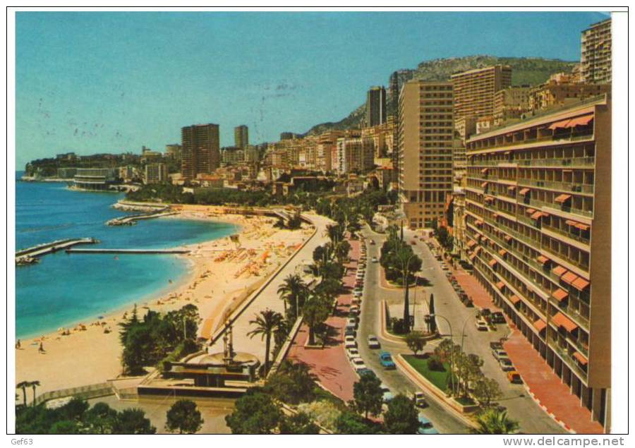 Monte-Carlo - Plage Du Larvotto (1976) - Monte-Carlo