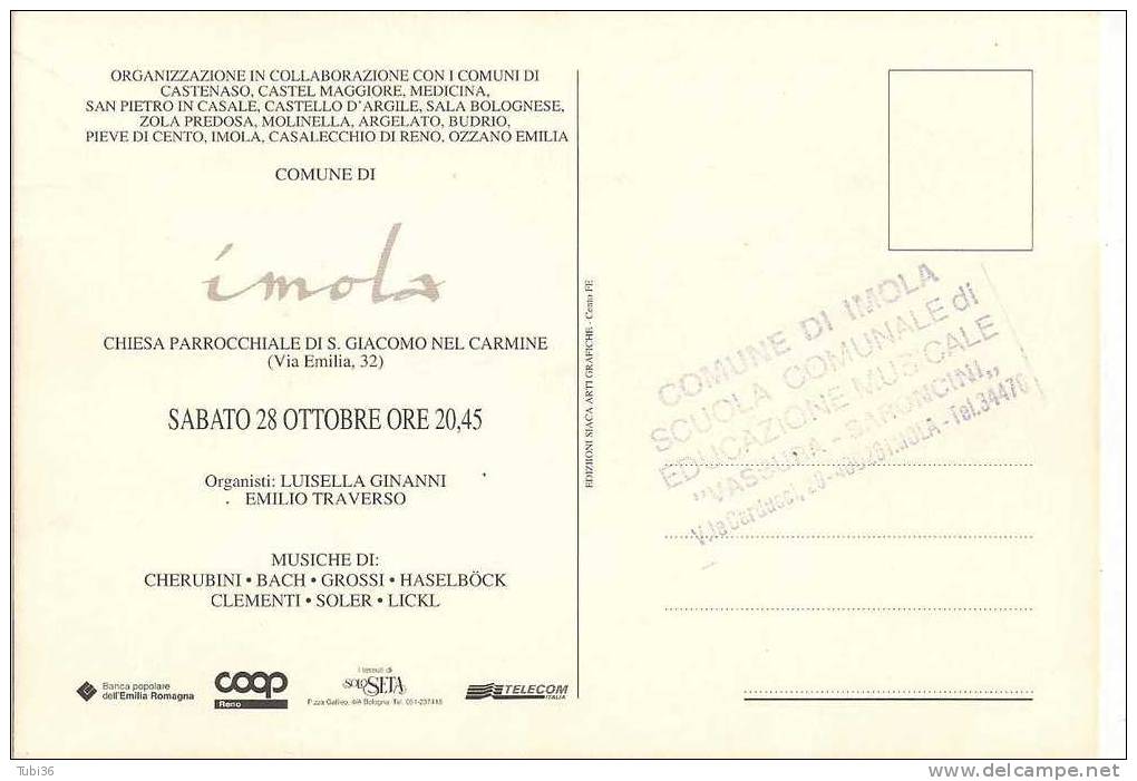 IMOLA / ORGANI ANTICHI / STAGIONE ORGANISTICA 2000/  N/V - Imola