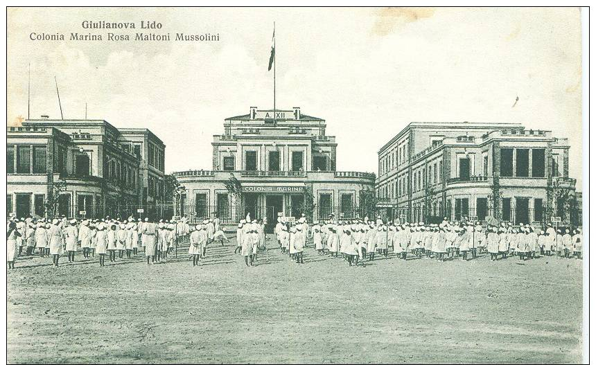 GIULIANOVA LIDO - COLONIA MARINA ROSA MALTONI  MUSSOLINI    1939 - Teramo