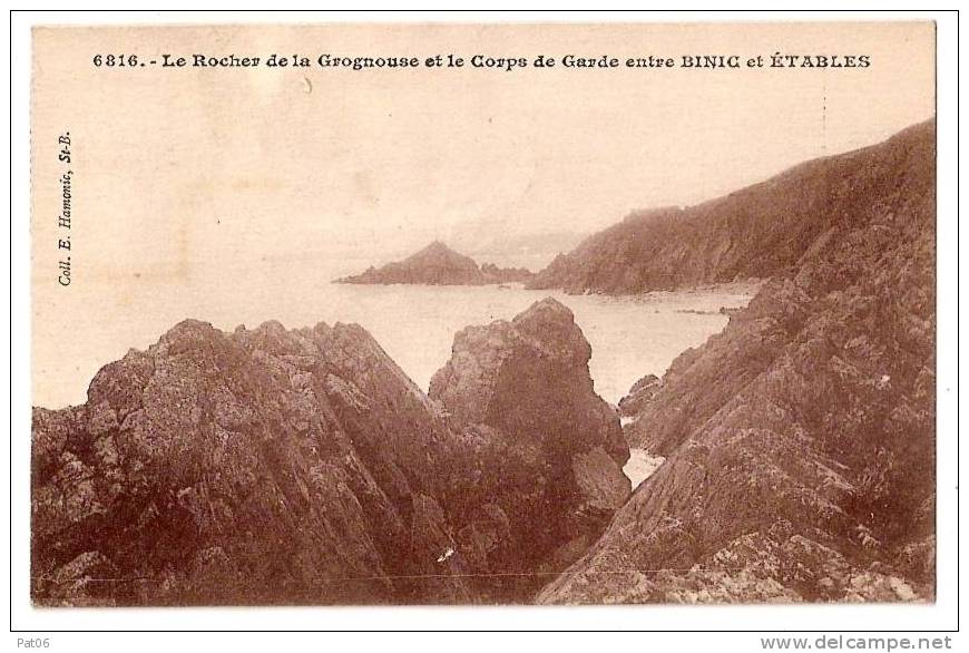 LE ROCHER DE LA GROGNUSE  - ETABLES 1925 - Etables-sur-Mer