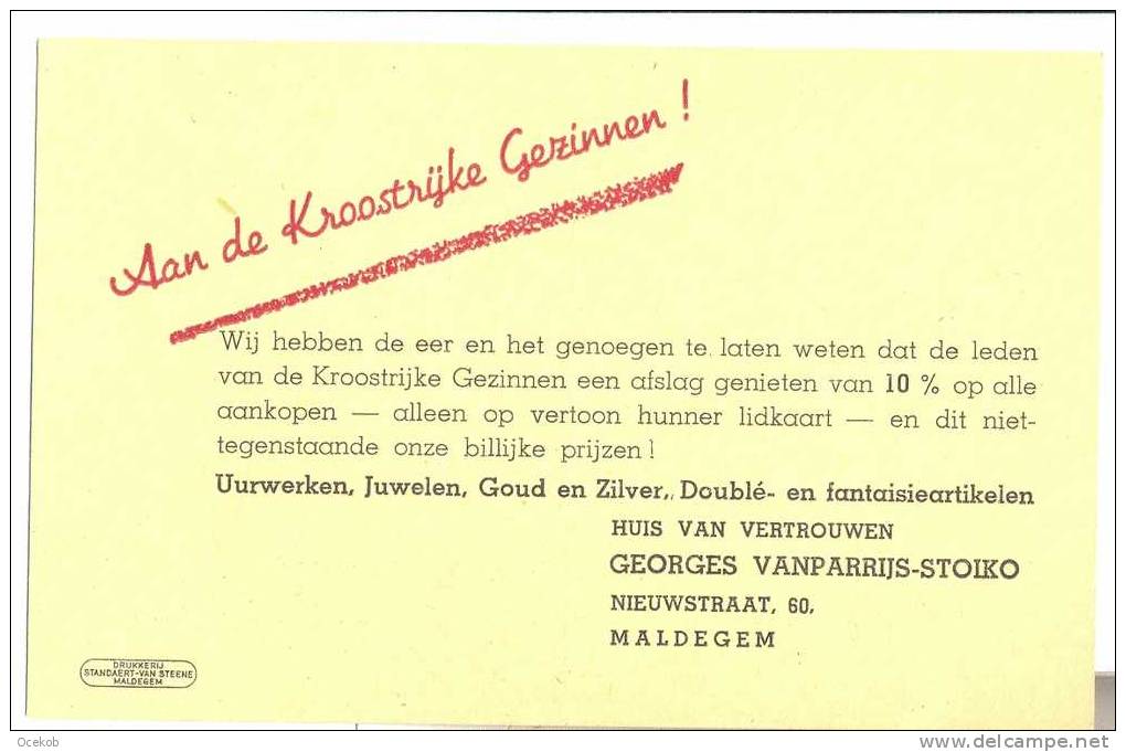 MALDEGEM  Briefkaart Van Parrijs - Stoiko - Other & Unclassified