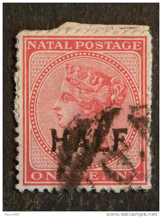 GRAN BRETAGNA Colonie -1895- "NATAL" P. 1 US° (descrizione) - Natal (1857-1909)