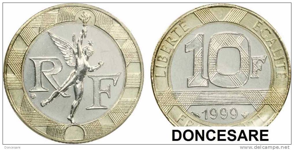 ** 10 FRANCS GENIE DE LA BASTILLE 1999  BU  ** - 10 Francs