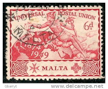 Malta Scott # 227 Used UPU  CD308 - Malte (...-1964)