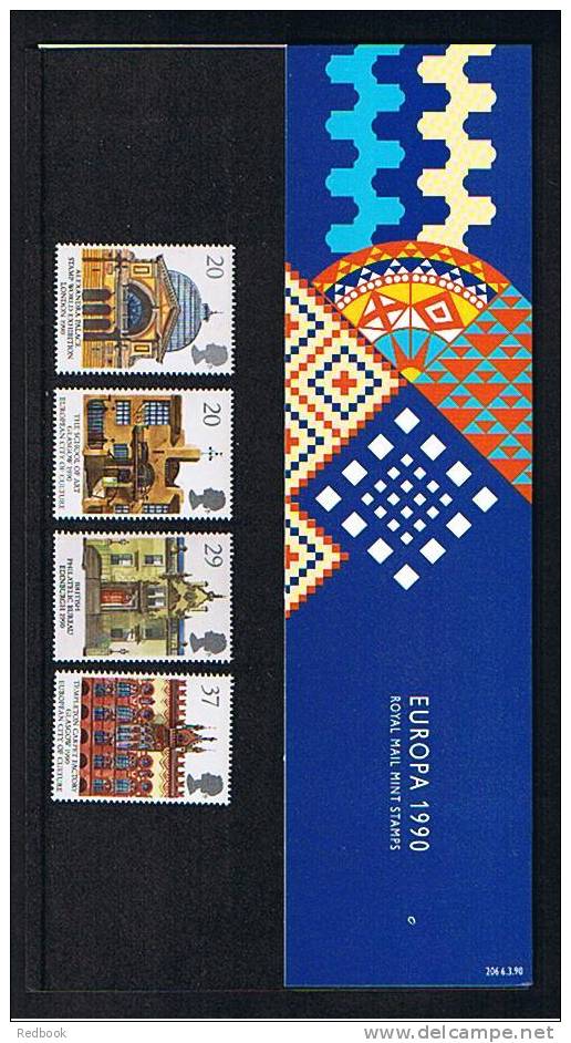 1990 GB MNH Stamps - Europa - Buildings - Ref 385 - Ohne Zuordnung