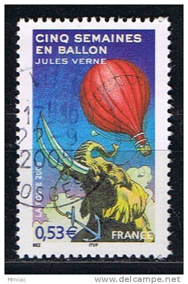 #3673 - France/5 Semaines En Ballon, Eléphant Yvert 3789 Obl - Montgolfières