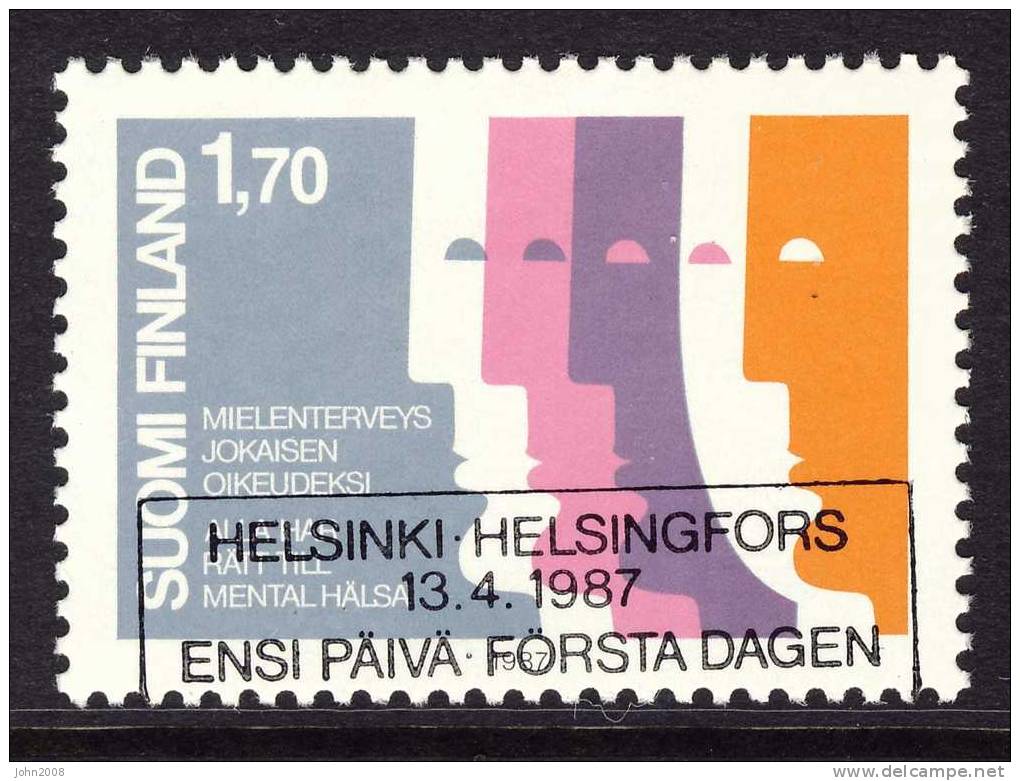 Finnland / Finland 1987 : Mi.nr 1016 * - Mental Haelsa - Gebraucht