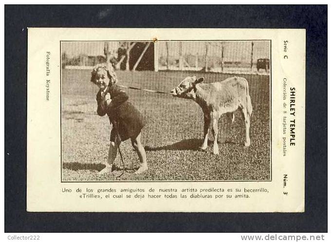 Photo De Shirley Temple (Photo Keystone Serie C Num.3) (Ref.75946) - Photos