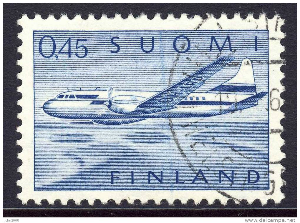 Finnland / Finland 1963 : Mi.nr 563x * - Flugzeug / Aeroplane - Gebruikt