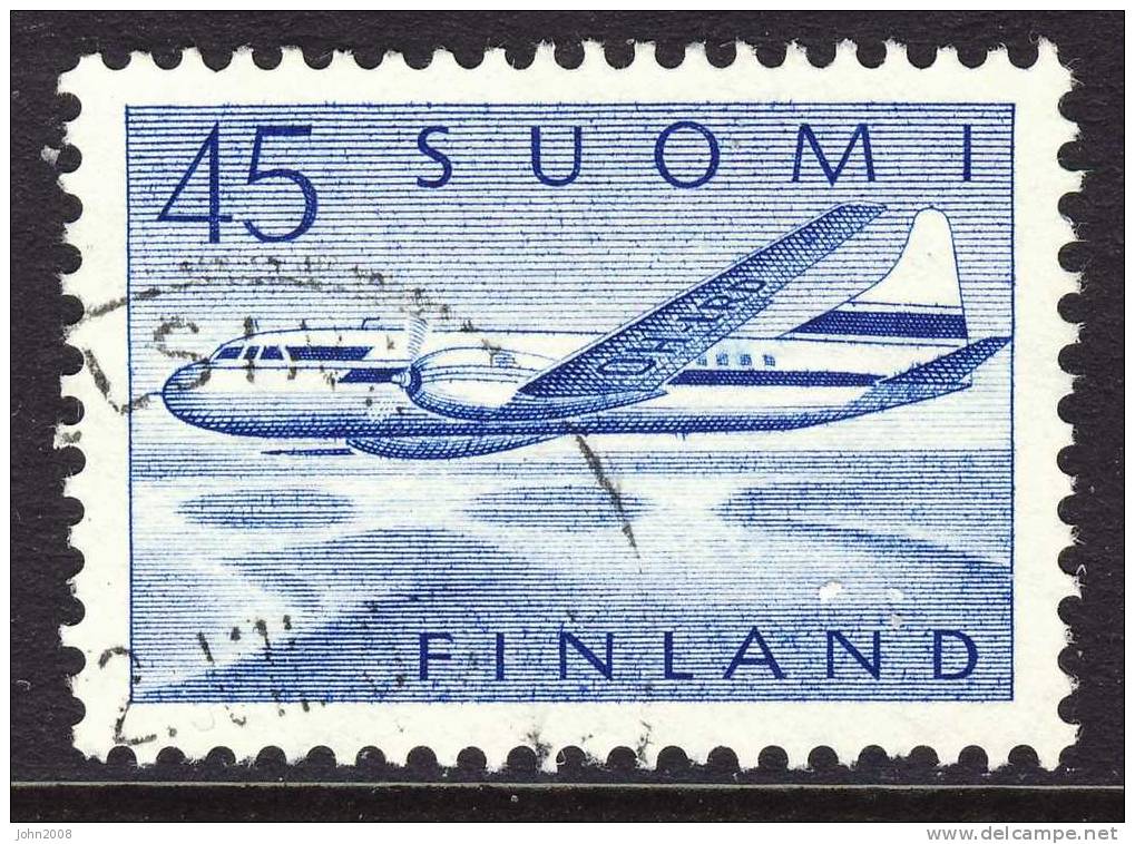 Finnland / Finland 1959 : Mi.nr 512 * - Flugzeug / Aeroplane - Usati