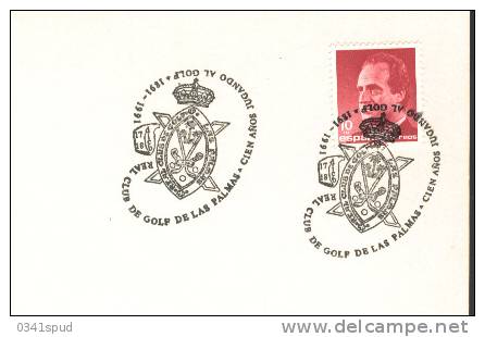 1991 Espagne  Golf  Las Palmas - Golf