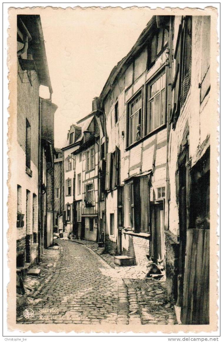 CPA Stavelot Rue De La Fontaine (pk495) - Stavelot