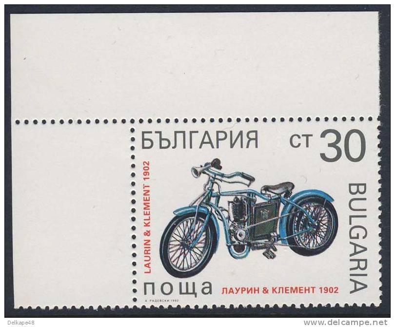 Bulgaria Bulgarie 1992 Mi 3991 YT 3454 ** Motor: Laurin & Klement (1902) - Motorfietsen