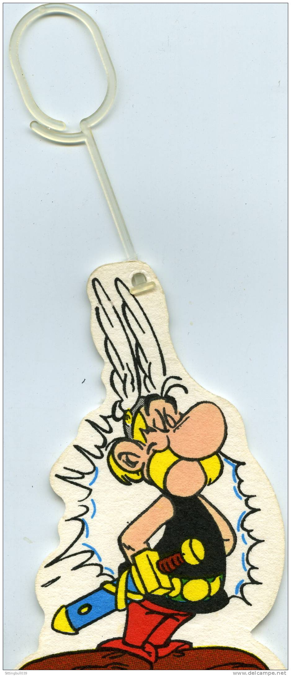 ASTERIX. PARFUMEUR AUTO. RARE. PERSONNAGE CARTONNE, ILLUSTRE RECTO VERSO. 1989 Les Ed. Albert René/GOSCINNY-UDERZO - Asterix