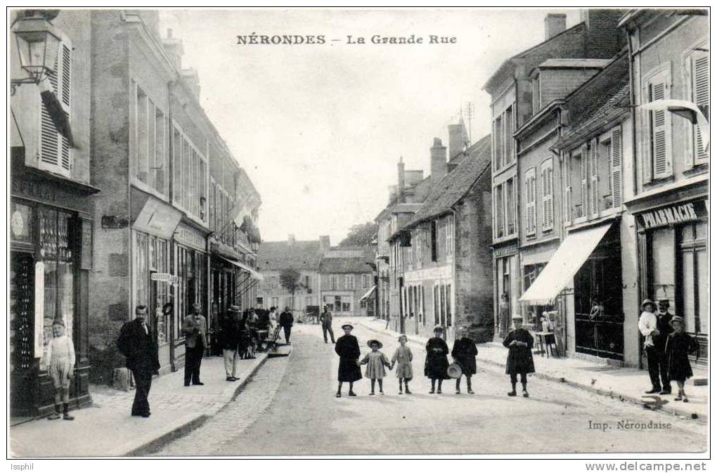 Nérondes - La Grande Rue - Nérondes