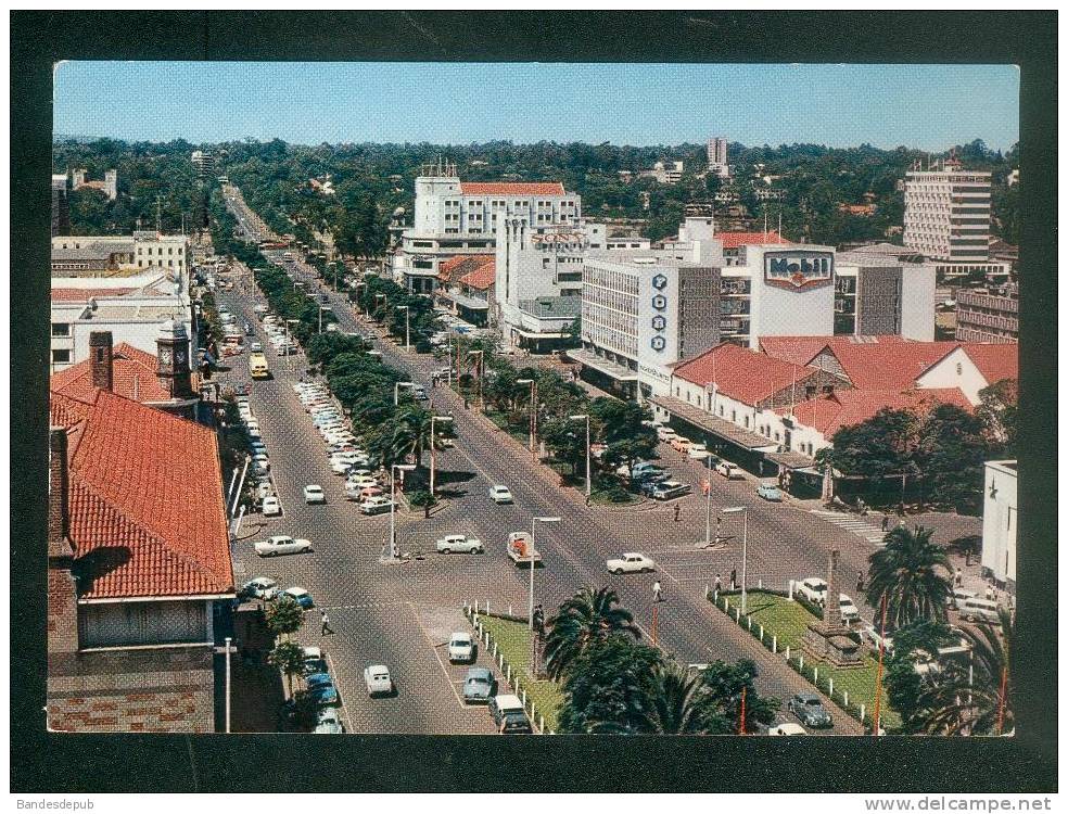 CPSM - Kenya - Nairobi - Kenyatta Avenue ( Vue Aérienne Publicité MOBIL Ed. HOA QUI 4302) - Kenia