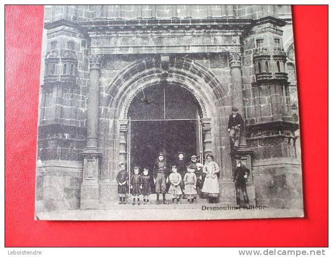 CPA-(29-FINISTERE)-LANDERNEAU-L'EGLISE SAINT-HOUARDON -ANIMEE -CARTE EN BON ETAT. - Landerneau