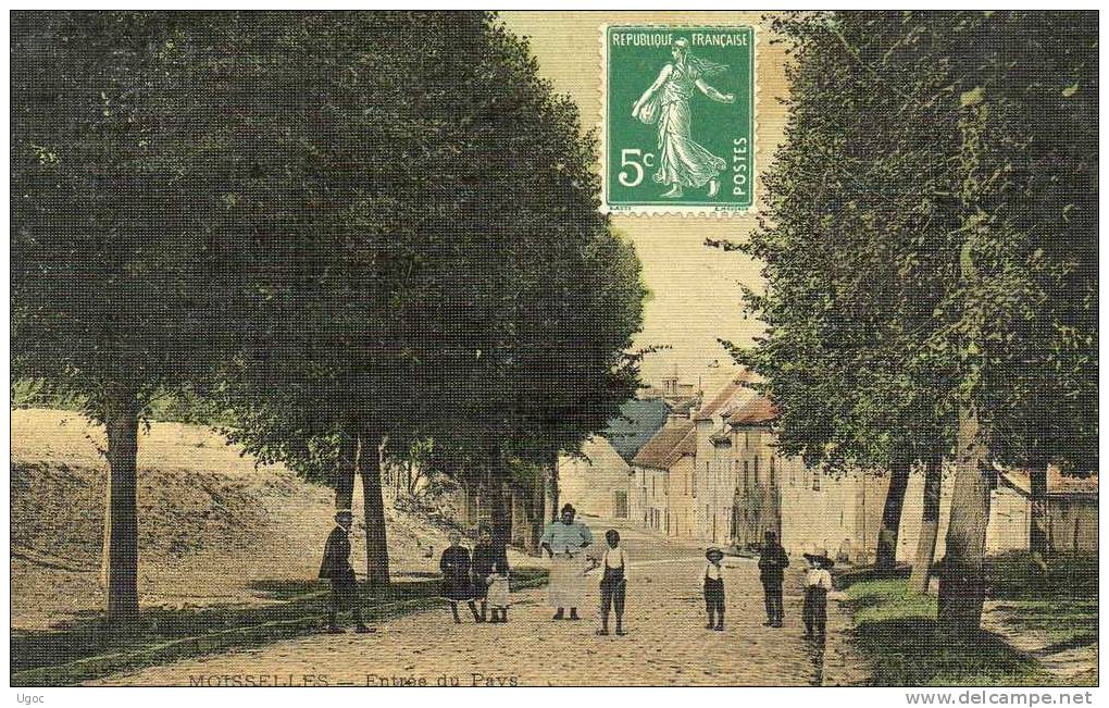 CPA-95-VAL-D´OISE-MOISSELLES-Entrée Du Pays. 964/2 - Moisselles