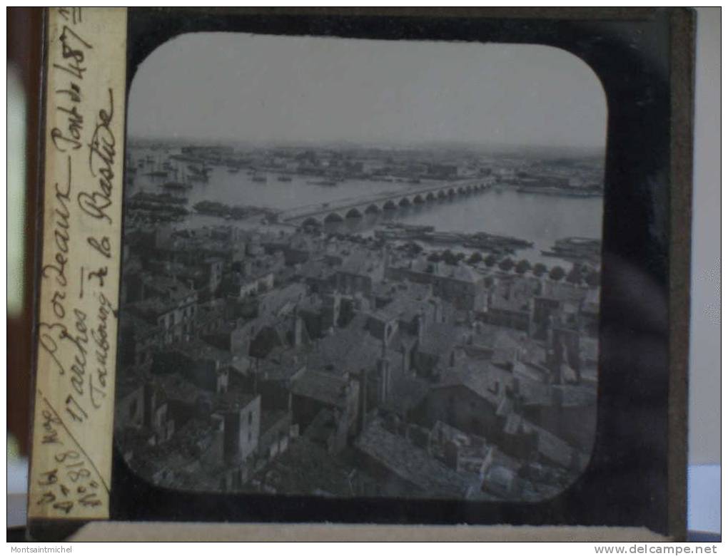 Bordeaux. Gironde 33. Pont De 487 M, 17 Arches. Faubourg De La Bastide. - Plaques De Verre