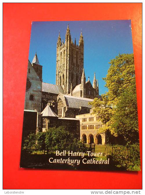 CPM ANGLETERRE -KENT-BELL HARRY TOWER CANTERBURY CATHEDRAL-CARTE EN BON ETAT. - Canterbury