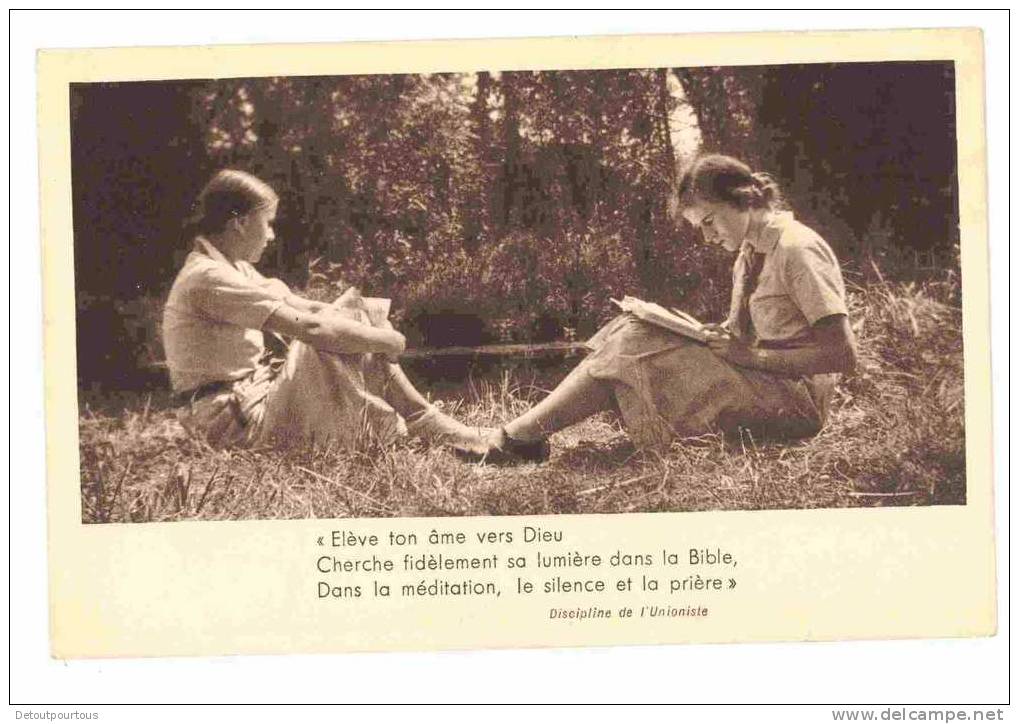 Au Camp National De Jeunes Années  Editions CN Des UCJF BRAUN & Cie  Scout Jeunes Filles Scoute Unioniste - Scoutisme