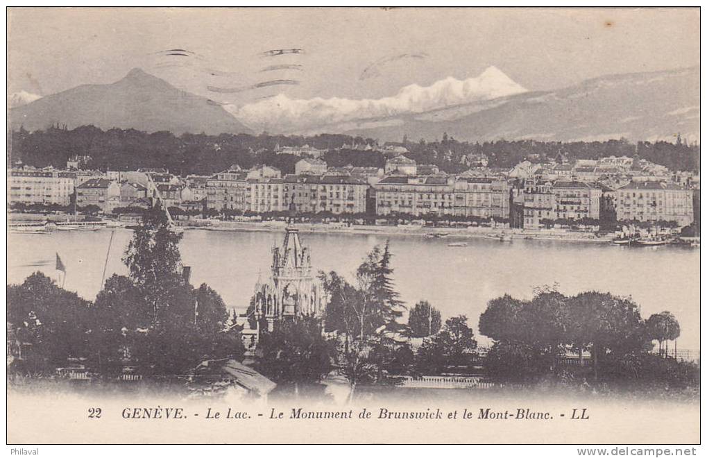 Genève - Oblitérée Le 9.VIII.1924 - Genève