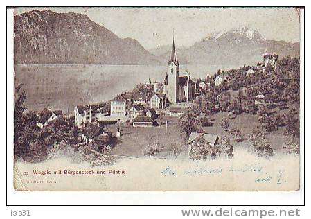 Suisse - RF5759 - Lucerne - Weggis Mit Bürgenstock Und Pilatus  - état - Lucerne