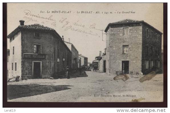 LE MONT PILAT.... LE BESSAT....LA GRANDE RUE..... ECRITE.....‹(•¿•)› - Mont Pilat