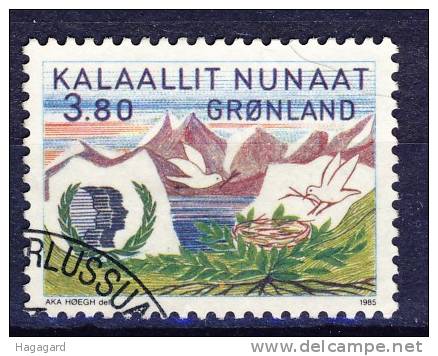 ##Greenland 1985. International Year Of The Youth. Michel 160. Cancelled (o) - Used Stamps