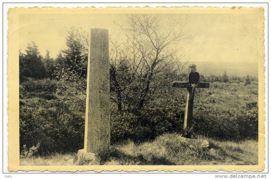 Hautes Fagnes - La Croix Des Fiancés (1194) Sg- Cachet Signal De Botrange - Jalhay