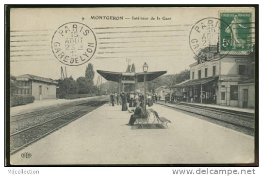 91 MONTGERON Quais E La Gare - Montgeron
