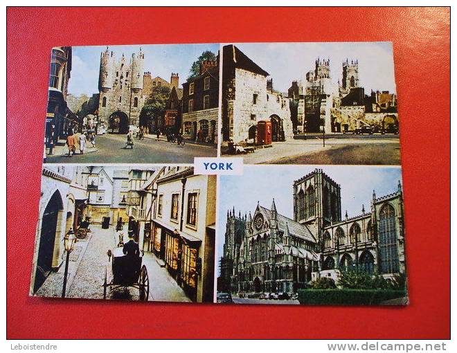 CPSM- ANGLETERRE  -THE CITY OF YORK -MULTI-VUES - York