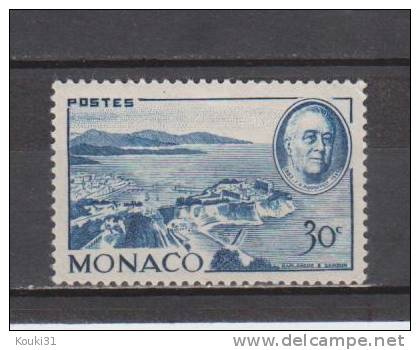 Monaco YT 296 ** : Roosevelt - Neufs