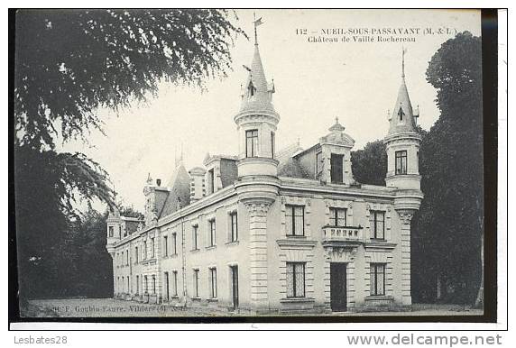 CPA 49-  NUEIL-SOUS-PASSAVANT-Château De Vaillé Rochereau-118 F145 - Autres & Non Classés