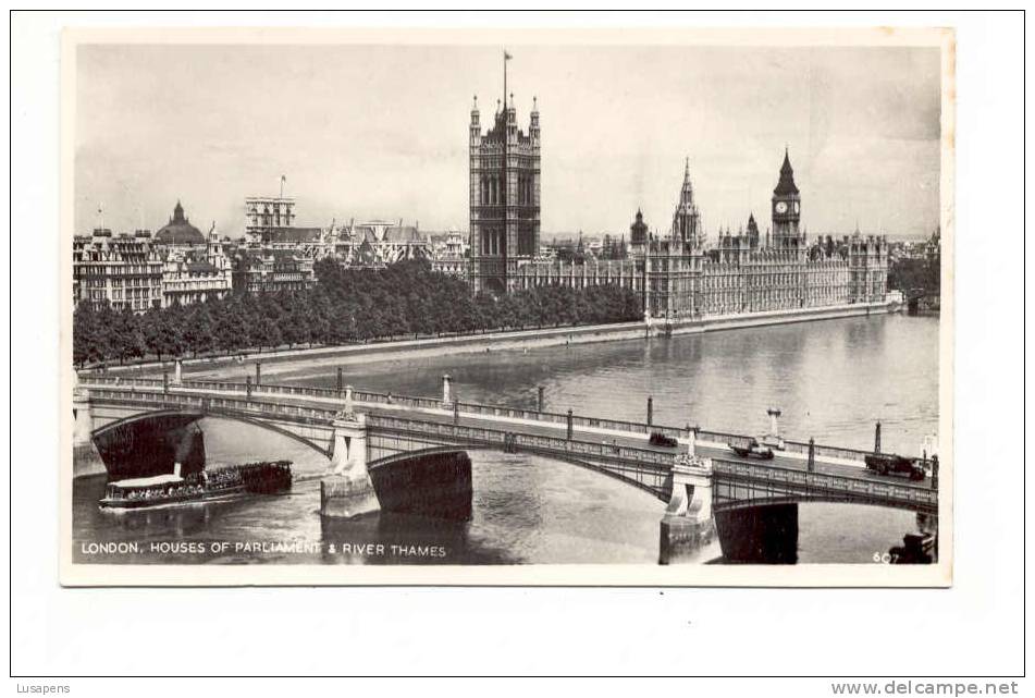 OLD FOREIGN 2403 - UNITED KINGDOM - ENGLAND - LONDON HOUSES OF PARLIAMNET RIVER THAMES - River Thames