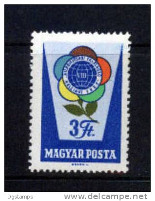 Hungría 1962 Yv1515  **  Octavo Festival Internacional De La Juventud. - Rosen