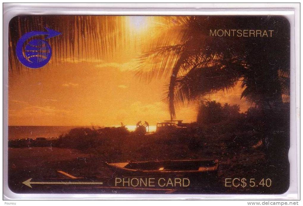 MONTSERRAT - 2CMTA 000071 - EC$5.40 - FIRST ISSUE - CABLE & WIRELESS "SUNSET" - MINT - Montserrat