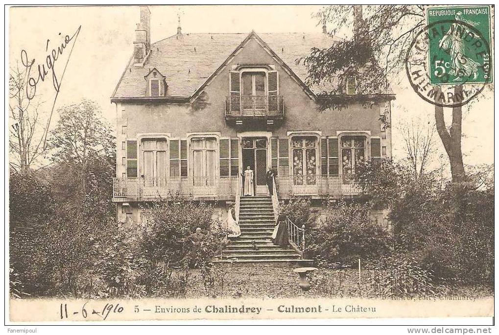 CULMONT.    Environs De Chalindrey.   Le Château - Chalindrey