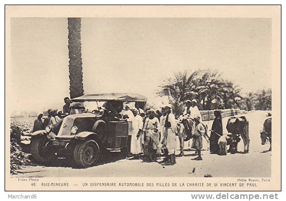 Asie Mineure Un Dispensaire Automobile Des Filles De La Charité De St Vincent De Paul éditeur Braun - Autres & Non Classés