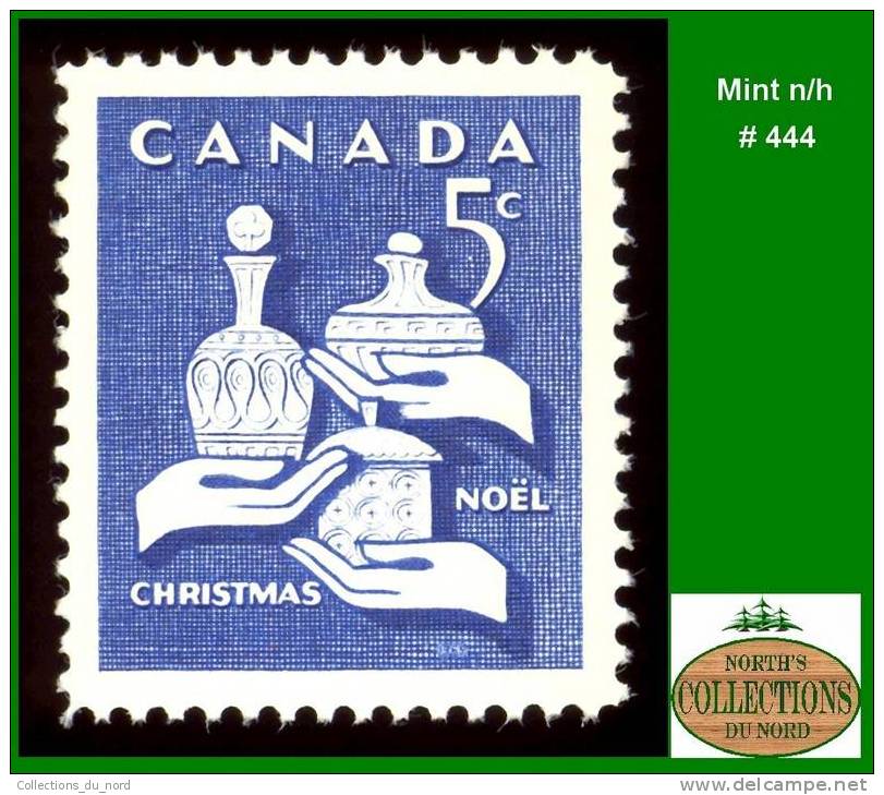 Canada (Unitrade & Scott # 444 -  Christmas 1965 / Noël 1965) (mint N/h) VF - Ungebraucht