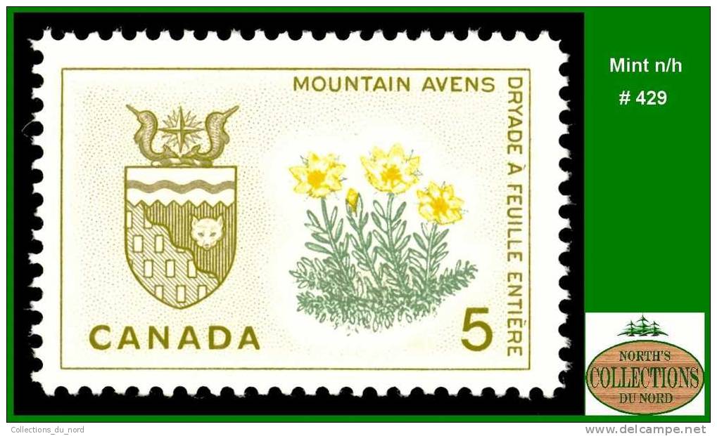 Canada (Unitrade & Scott # 429 -  Northwest Territories / Teritoires Du Nord Ouest) (mint N/h) VF - Nuevos