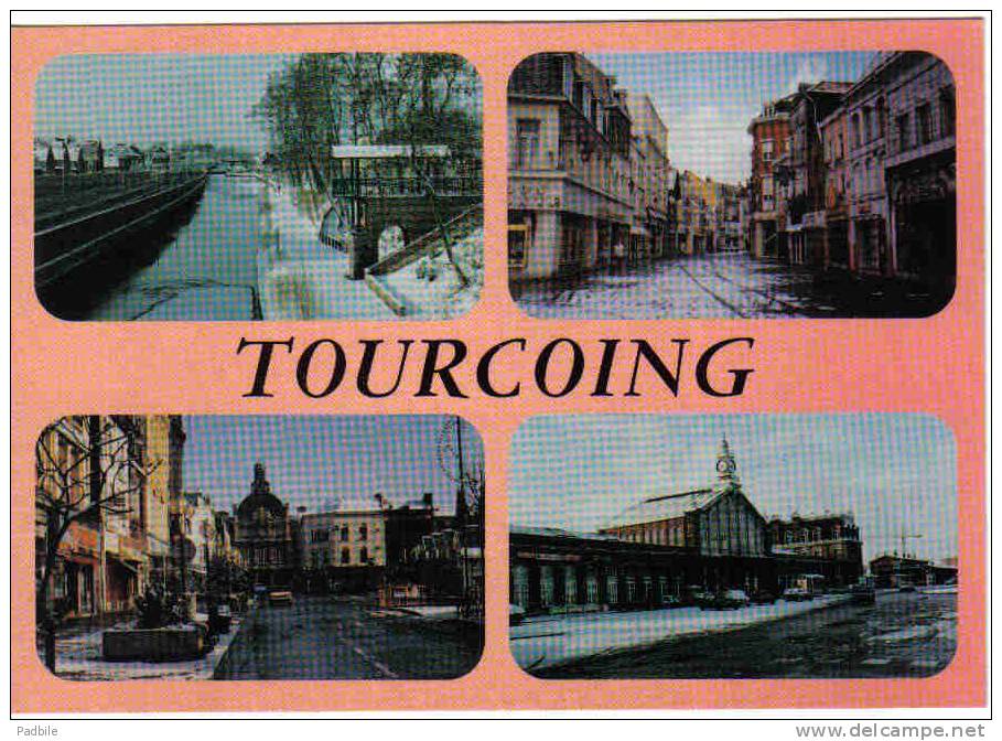 Carte Postale  59.  Tourcoing  En Hiver 1993  Trés Beau Plan - Tourcoing