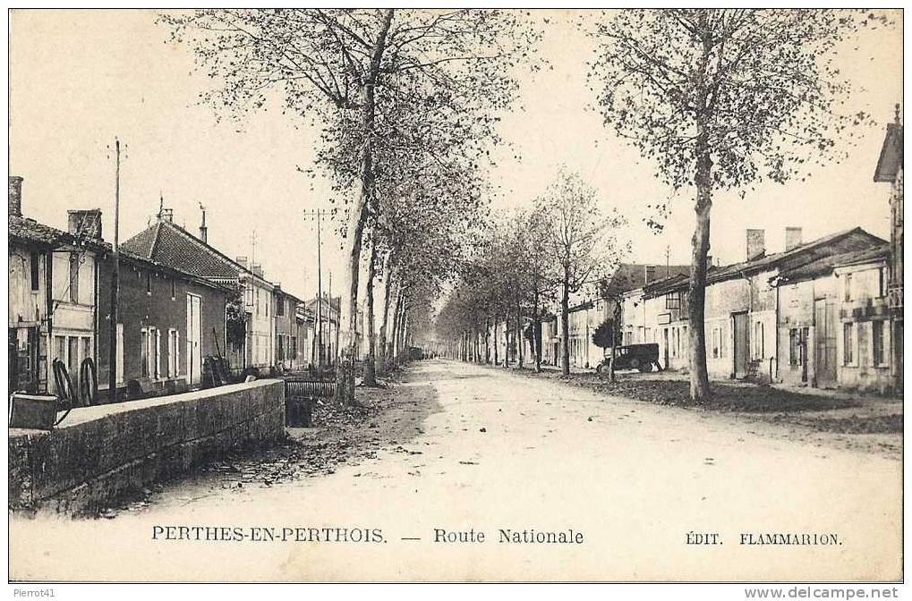 PERTHES EN PERTHOIS -Route Nationale - Perthes