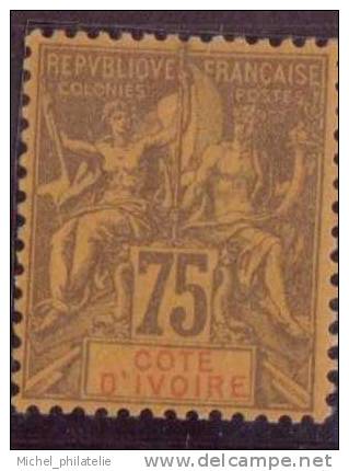 ⭐ Côte D'Ivoire - YT N° 12 * - Neuf Avec Charnière ⭐ - Côte D'Ivoire (1960-...)