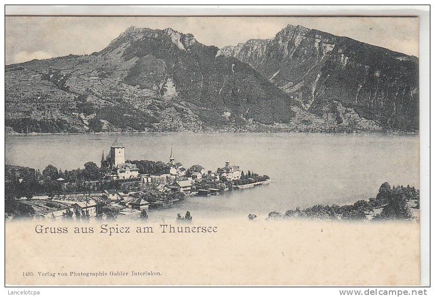 GRUSS AUS SPIEZ AM THUNERSEE - Spiez