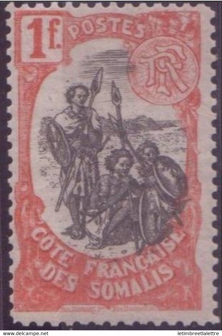 ⭐ Côte Des Somalis - YT N° 64 * - Neuf Avec Charnière - 1903 ⭐ - Sonstige & Ohne Zuordnung