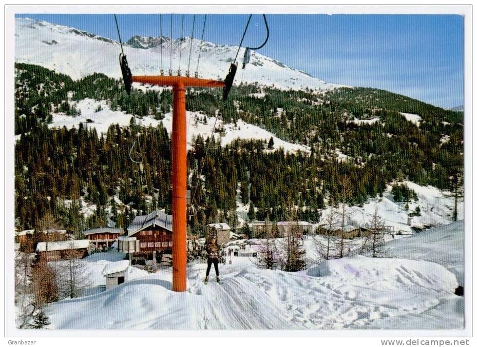 SANTA CATERINA VALFURVA, SCIOVIE DI PLAGHERA, VG 1968, ANIMATA - Sondrio