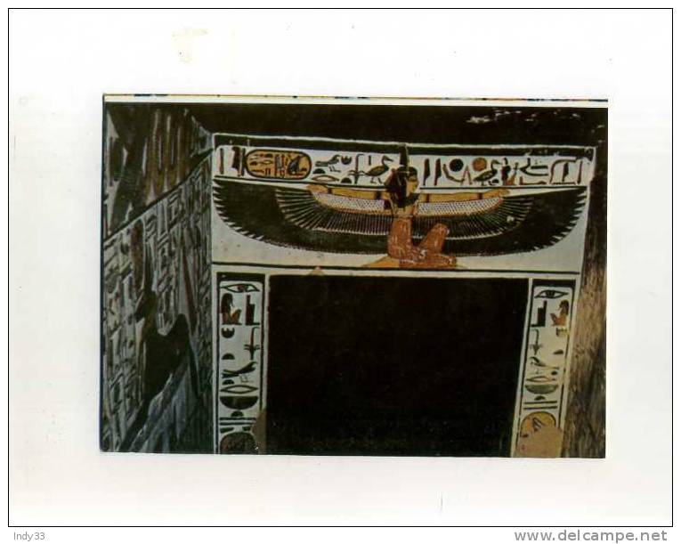 - EGYPTE LOUXOR . TOMB OF QUEEN NEFERTARI . MAAT THE WINGED GODDESSOF JUSTICE AND TRUTH - Louxor