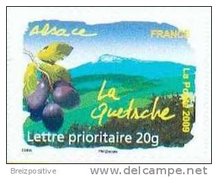 France 2009 - Prune Quetsche D´Alsace / Damson Plum Of Alsace - MNH - Frutta