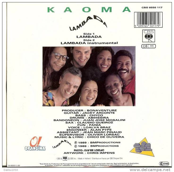 KAOMA 1989 - Autres & Non Classés